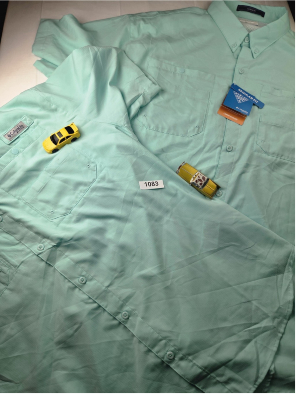 Columbia PFG Tamiami II Short Sleeve Fishing Shirt Lot (2 Shirts) XXL NWT #1083